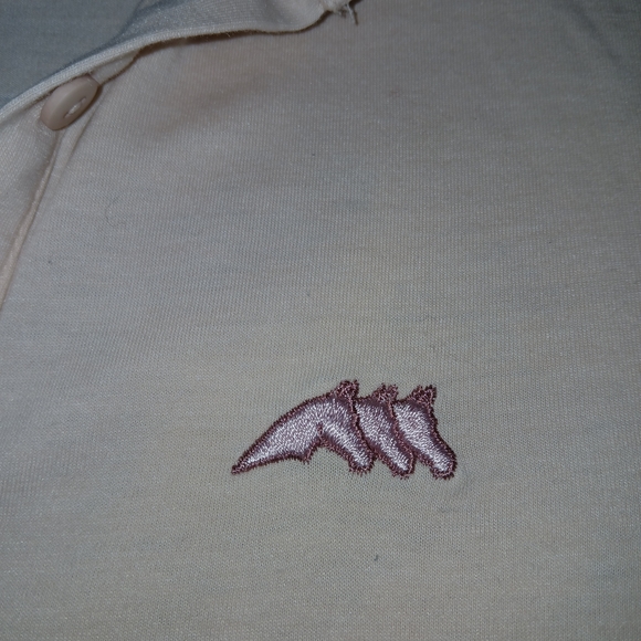 Equiline Women's Short Sleeve Polo Shirt - Baby Pink Sz Small EUC - Picture 3 of 5